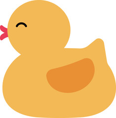 ゆるかわなおもちゃのアヒル　笑う