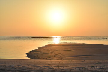 Obraz premium sunset on the beach