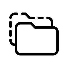 folder icon or logo isolated sign symbol vector illustration - high quality black style vector icons
