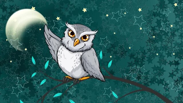 LOOP ANIMATION, LULLABY BACKGROUND.AUTHOR'S ANIMATION