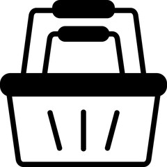 Shopping basket icon for ecommerce, business, online, retail, delivery, shopping and supermarket