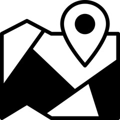 Location icon for ecommerce, business, online, retail, delivery, shopping and supermarket