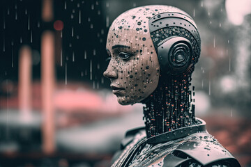 Half human half machine AI, Generative AI