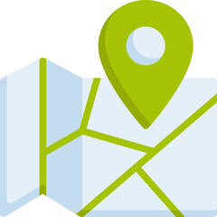 Location icon for ecommerce, business, online, retail, delivery, shopping and supermarket