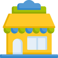 Store icon for ecommerce, business, online, retail, delivery, shopping and supermarket