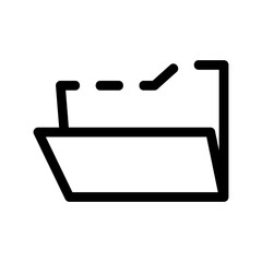 folder icon or logo isolated sign symbol vector illustration - high quality black style vector icons
