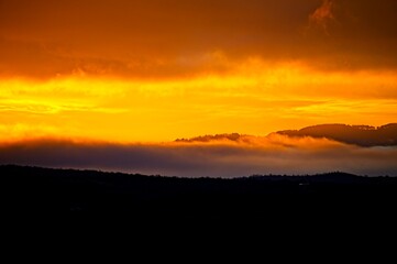 Sunrise at Umbria, Italy