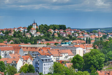 Fototapeta na wymiar Sceniv view of the Meissen townscape