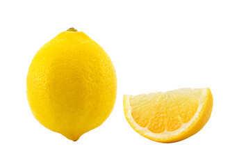 lemon isolated on transparent png