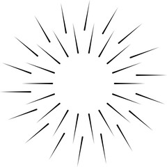 Fototapeta premium Sunburst set. Big collection sunburst best quality. Vector