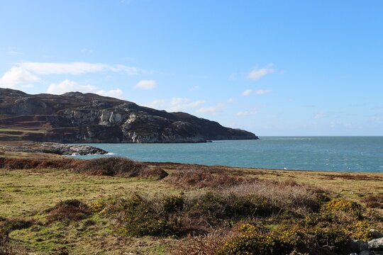 Holyhead mountain coast cliffs anglesey