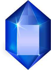 Sapphire blue fantasy jewelry gems stone