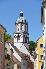 Obraz premium Scenic view of Meissen old town