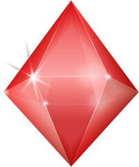 Ruby red fantasy jewelry gems stone
