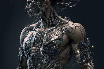 Human Augmented with Electromechanical Parts: The Existence Beyond Life as We Know It Generative AI