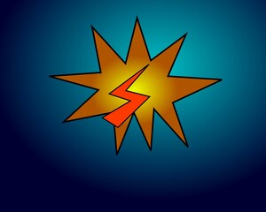 lightning illustration 
