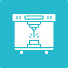Laser Cutting Machine Icon
