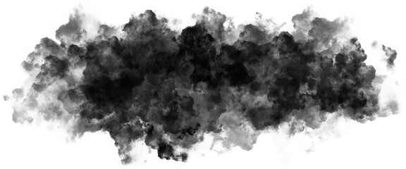 drifting black smoke illustration