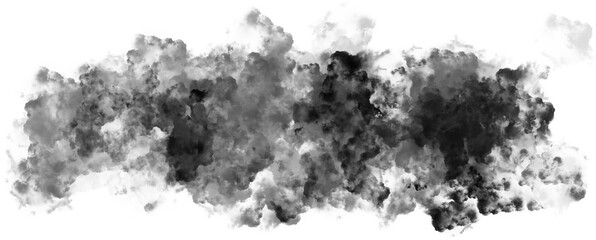 isolated black cloud illustration