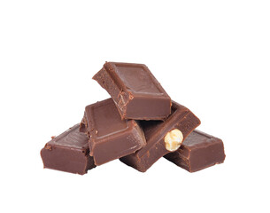 chocolate pieces on   transparent png