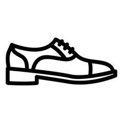 shoes line icon