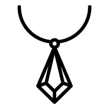 Necklace Line Icon