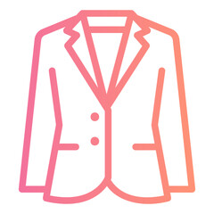 suit gradient icon