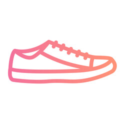 shoes gradient icon