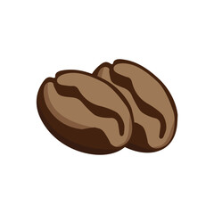 Coffee Beans vector illustration silhouette isolated on white background