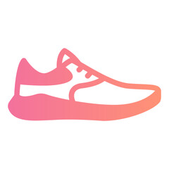 sneakers gradient icon