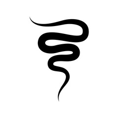 Asymmetrical Decorative Element - Lace Mandala in Zentangle Style. Stylized Flower for Tattoo on White