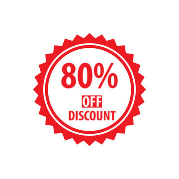 15% off discount stamp icon vector logo design template