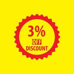 15% off discount stamp icon vector logo design template