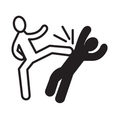 Fototapeta premium Solid Line VIOLANCE design vector icon