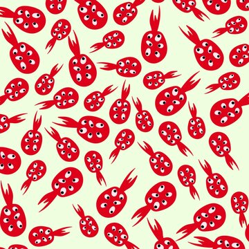 Dragonfruit pattern illustration. For background, presentations, business cards, health products package.