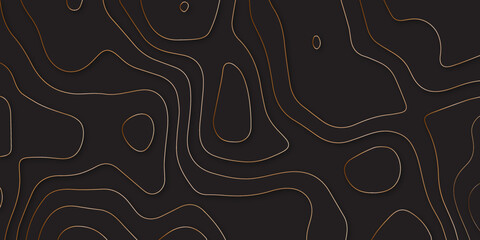 Abstract 3d black papercut realistic vector illustration background. Modern papercut decoration textured with golden halftone pattern. Luxury black papercut background textured.shining golden pattern.