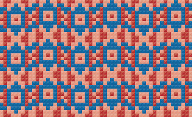 seamless traditional woven art called Anyaman