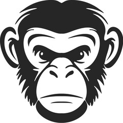A classic monochrome monkey vector logo for your business!  LogoDesign © LoFi J.