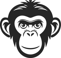 Elegant monochrome monkey logo to give your brand a boost! © LoFi J.