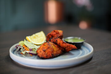 Indian restaurant food 