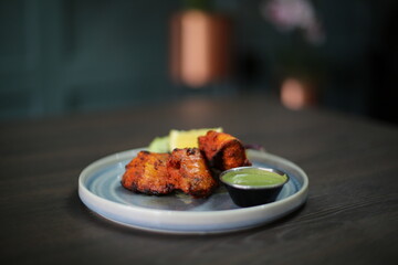 Indian restaurant food 