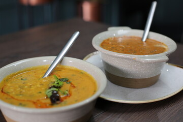 Indian restaurant food 