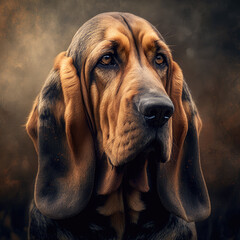 bloodhound  - obrazy, fototapety, plakaty