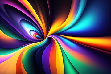 An abstract smooth colorful background