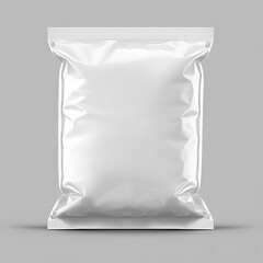 Plastic bags, foil chips packet mockup, generative ai