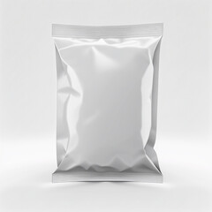 Plastic bags, foil chips packet mockup, generative ai