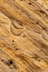 Natural rock texture background on the Santa Cruz beach in the center of Portugal