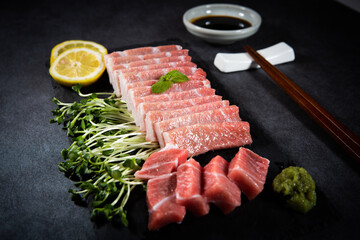 Fresh and delicious tuna dishes