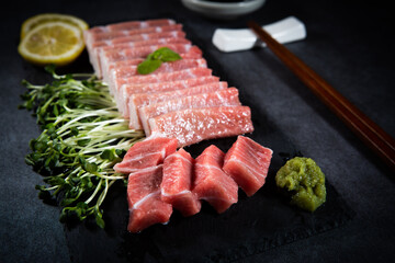 Fresh and delicious tuna dishes