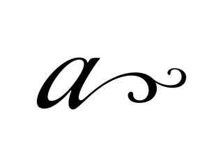 Initial letter A logo vector design